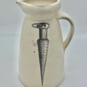 Gregg Moore HRLM Anthropologie Earthenware Pitcher 10" 84oz Field Harvest 2014